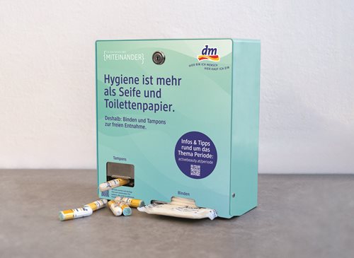 Periodenprodukt-Spender für Bildungseinrichtungen